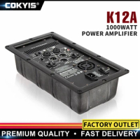 Professional Power Amplifier K12A 1000 watt Class D stage power amplifier suitable for karaoke studio speakers power amplifier