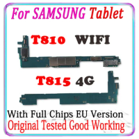 Motherboard For Samsung Galaxy Tab S2 T815 4G T810 WIFI Unlcoked Mainboard Android Logic Board Tested Working Plate