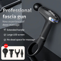 Deep Tissue Muscle Massage Gun 32 Speed Portable Fascial Gun For Back Neck Pain Relieve Percussion Massager