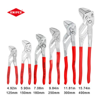 KNIPEX 2 in 1 Pliers Wrench Multi Size Adjustable Water Plumb Plier with Non-slip Handle 8603 Series