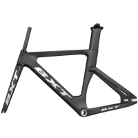 Factory direct selling all carbon track frame road frame fixed gear bicycle frame fork seat column carbon track