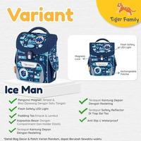 JOLLY : TIGER FAMILY Ergonomic Bag - Backpack Tas Ransel Sekolah Anak Untuk Kesehatan Ice Man