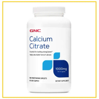 GNC 檸檬酸鈣片180粒 CALCIUM CITRATE 1000MG 180 VEGETARIAN CAPLETS