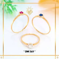 CINCIN EMAS WANITA MODEL SOLITAIRE TERBARU SIMPEL EMAS ASLI EMAS MUDA KADAR 8K (375) CINCIN SOLITAIR