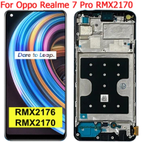 For Oppo Realme 7 Pro Display LCD Touch Screen With Frame 6.7" Realme 7Pro RMX2170 RMX2176 LCD Display Screen Assembly