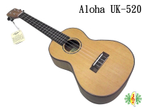 烏克麗麗 [網音樂城] Ukulele Tenor Aloha 26吋 雲杉 桃花心木 單板 (贈 厚袋 )(出清品)