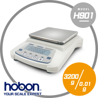 【HOBON】H901專業型高精密電子天平(3200g/0.01g 無防風罩款)