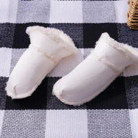 1 Pair Inserts Replacement Fur Insoles Shoes Clogs Soft Thickened Shoes Liners Plush Cover Winter Warm Shoe Cover For Hole Shoes