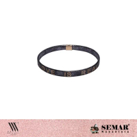 Nikita Willy Gold Featherlite Bangle Black Love Is Real
