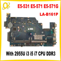 Z5WAH LA-B161P Mainboard for Acer Aspire E5-531 E5-571 E5-571G laptop motherboard with i3 i5 i7 CPU DDR3 fully tested