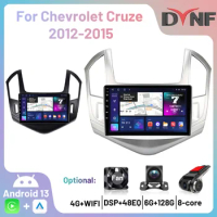 Car Radio Android 13 Carplay Multimedia Stereo Player GPS Navigation Autoradio For Chevrolet Cruze J300 J308 2012 2013 2014 2015