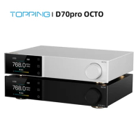 TOPPING D70Pro OCTO HIFI DAC 8x CS43198 DAC Chip Hi-res Wireless Audio Decoder XMOS XU316 Bluetooth 5.1 LDAC RCA/XRL Output