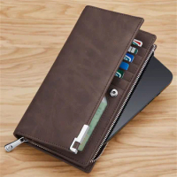 WILLIAMPOLO Vintage Mens Wallet Large Capacity Zipper Clutch Bag Credit Card Holder Luxury Brand Wallet For Men Business Purse