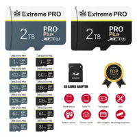 512GB Extreme Pro Class 10 SD Card For Galaxy Phone Extreme Pro 64 GB Class 10 UHS-I 95 Mbps Read U3 V30 SD Memory Card - SDSQX