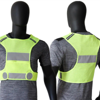 Cycling Safety Reflective Clothing Reflectorized Vest Cycling Reflective Night Luminous Vest W3R4