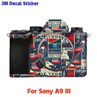 A9 III Anti-Scratch Camera Sticker Protective Film Body Protector Skin For Sony Alpha 9 III ILCE-9M3 α9 III A9M3