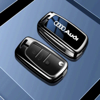 ฝาครอบกุญแจพับได้สำหรับรถยนต์อัลลอย สำหรับ Audi C5 C6 R8 A1 A3 A4 A5 A6 A7 Q3 Q5 Q7 S6 B6 B7 B8 8P 8