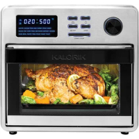 Kalorik MAXX® Digital 16-Quart Air Fryer Oven, 9-in-1 Countertop Toaster Oven and Air Fryer Combo, 21 Smart Presets