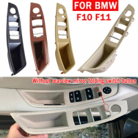 Beige Black Red-Brown Interior Driver Door Pull Handle Armrest Panel Trim for BMW 5 Series F10 F11 F18 520 523 525 528 530