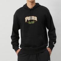 Puma 流行系列 P.Team Fanbase 男 黑色 休閒 帽T 上衣 長袖 62439601