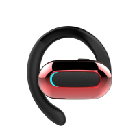 New M-F9 Bluetooth Earphone Single Ear Stereo Rotating Adjustable Angle Black Technology OWS Busines