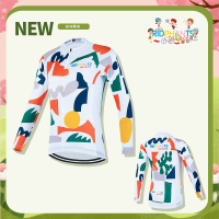 ＜1122＞  ชุดปั่นจักรยานเด็กชุดแขนสั้นชายหญิงแขนยาวโรลเลอร์สเก็ตสมดุลจักรยานฤดูใบไม้ร่วงและฤดูหนาวชุดแ