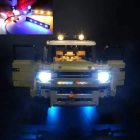 Light Kit For LEGO Technic Land Rover Defender 42110 Bricks Toys USB Bulb Decor(NOT INCLUDE MODEL)