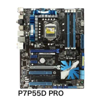 For ASUS P7P55D PRO Desktop Motherboard 16GB LGA 1156 DDR3 ATX P55 Mainboard 100% Tested OK Fully Work Free Shipping