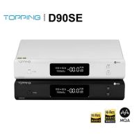 TOPPING D90SE D90LE MQA Decoder HI-Res Audio Fully Balanced DAC ES9038Pro chip Bluetooth LDAC DSD512 PCM768 Remote Control