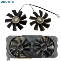 100MM For Manli RTX 3070 8GB For PNY GeForce RTX3070 UPRISING Dual Graphics Card Cooler Fan
