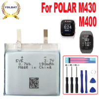 3.8V Battery Core for POLAR M430 M400 GPS Sports Watch New Li-Polymer Rechargeable Accumulator Replacement