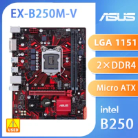ASUS EX-B250M-V motherboard 7th/6th generation Core i7/i5/i3 dual-channel DDR4 2400MHz 32GB PCI-E 3.0 1×M.2 Micro ATX