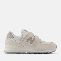【NEW BALANCE】NB 運動鞋 童鞋 中童 兒童 魔鬼氈 燕麥奶茶 PV574ESC-W楦