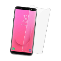 三星 Samsung J8 透明9H玻璃鋼化膜手機保護貼(3入 J8 保護貼 J8鋼化膜)