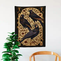 Crows 26 x 36" Tapestry