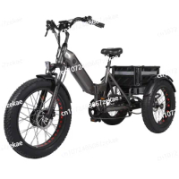 Electric Tricycle Trike Scooter with Canopy Electric 3 Wheel Motorcycle Tricycles Bike Adult E Tricycle Bike for Adult Electric