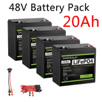 48v battery pack 20Ah lifepo4 battery Real capacity for electric bicycle ebike battery 48v electric scooter 12V 4S1P