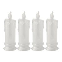 AFBC 16PCS LED Flameless Candles ,LED Clearance Pillar Candles, Battery Included,Decoracion For Halloween Christmas