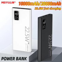 20000mAh Portable Power Bank 22.5W USB C Fast Charging External Spare Battery 10000mAh 10W Powerbank for iPhone Samsung Xiaomi