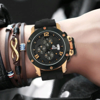 PROMO JAM TANGAN PRIA BELLEDA 9050 RUBBER ORIGINAL CHRONO AKTIF Watches