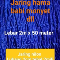 Jaring hama babi monyet//jaring pagar hutan kebun  lubang 2m  teba l2milid24