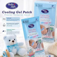 Baby Safe CPG05 / CPG10 Cooling Gel Patch Plester Kompres Sejuk Penurun Demam Anak Bayi Dengan Indik