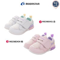 日本月星Moonstar童鞋-3E寬楦輕量學步鞋343(12.5-14.5cm寶寶段)櫻桃家