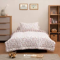 Dekoruma NEKO Bed Cover Bamboo Velvet Single / Bedcover Bahan Serat Bamboo / Bedcover Selimut Tidur 