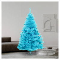 【摩達客】台灣製-6尺/6呎-180cm豪華版冰藍色聖誕樹-裸樹(不含飾品/不含燈/本島免運費)