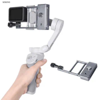 For DJI OM 4/Osmo Mobile 3 Mount Plate Adapter Handheld Gimbal Stabilizer For Gopro 8 7 6 DJI Osmo Action Camera Accessories