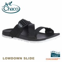 【CHACO 美國 女 LOWDOWN SLIDE休閒拖鞋《黑》】CH-LSW01H405/休閒涼鞋