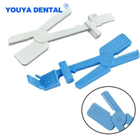 Universal Plastic Dental X-Ray Film Clamp Snap Radiograph Holder Xray Sensor Positioner Blue Clip De