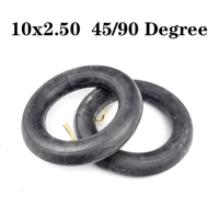 10x2.50 Inner Tube with bent/Straight Valve for 80/65-6 10X2.50 10X3.0 255X80 Tire Outer Tyre for Kugoo M4 Pro Speedway Zero 10X