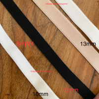 Tali BH karet polos bra mengkilap 10 mm - 13 mm IMPORT LEMBUT